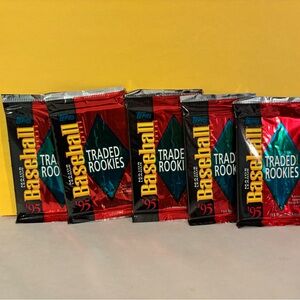 Topps Traded Rookies Baseball Card Packs  Unopened- Red and Green